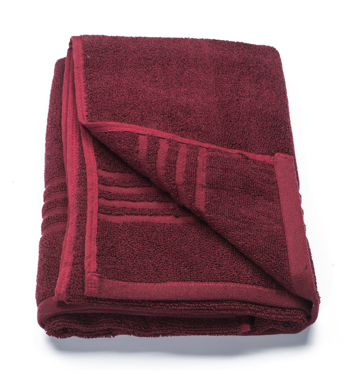 Burgundy Cotton Bath Towel  1 PC | 500 GSM | Cotton |76cm x 153cm