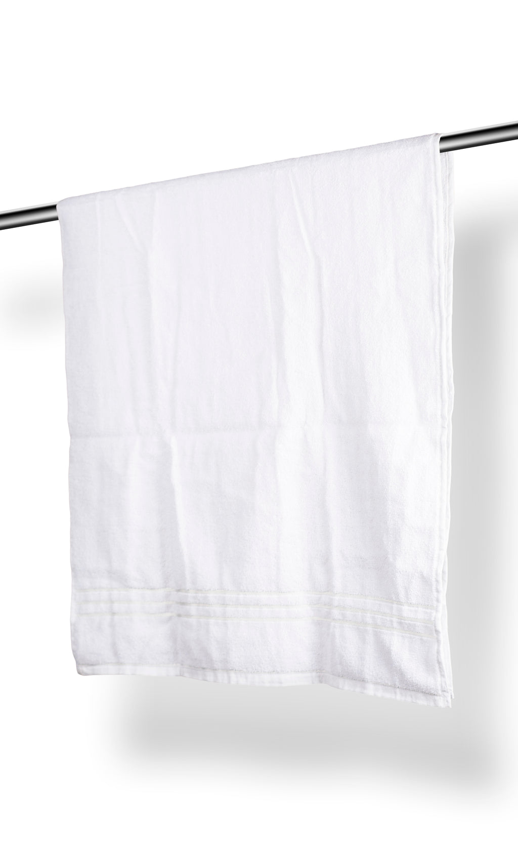 Sanvela  2 Towel set  Cotton Towels | White Large Size Bath Towel I 500 GSM 76 cm × 153 cm